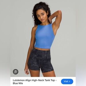 Lululemon Athletica Blue Nile Align High-Neck Tank Top